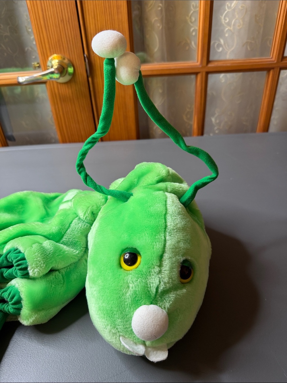 🐛Kid’s Plush Green Caterpillar Costume. Size: 3-5 - Picture 2 of 7